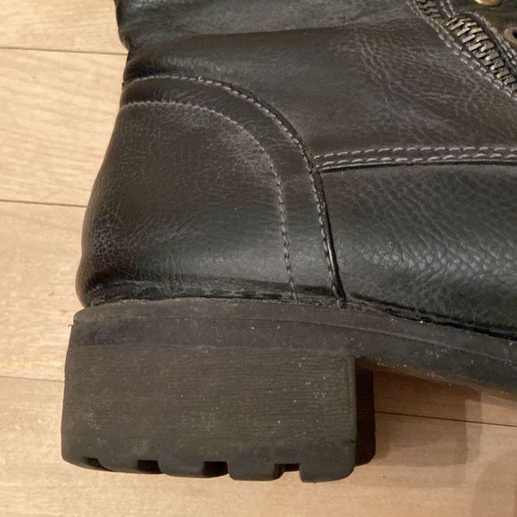 💫4/30 TRANSIT Lace Up Side Zipper Combat Style Boots - Picture 7 of 13